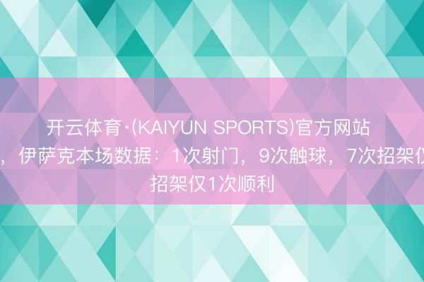开云体育·(KAIYUN SPORTS)官方网站 存在感低，伊萨克本场数据：1次射门，9次触球，<a href=