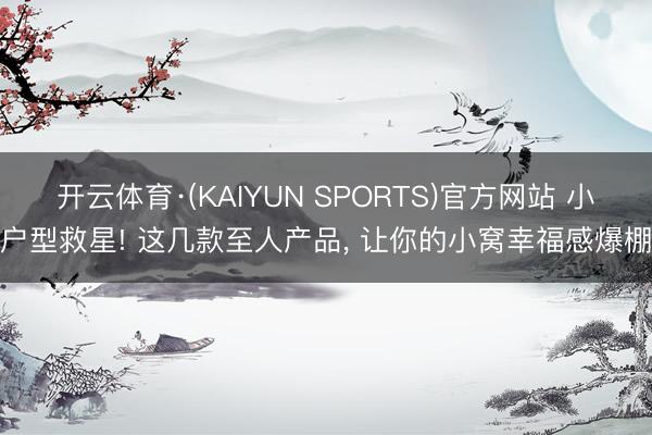 开云体育·(KAIYUN SPORTS)官方网站 小户型救星! 这几款至人产品， 让你的小窝幸福感爆棚