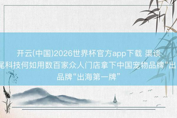 开云(中国)2026世界杯官方app下载 渠谈为王:灵尾科技何如用数百家众人门店拿下中国宠物品牌“出海第一牌”