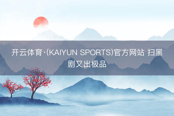 开云体育·(KAIYUN SPORTS)官方网站 扫黑剧又出极品