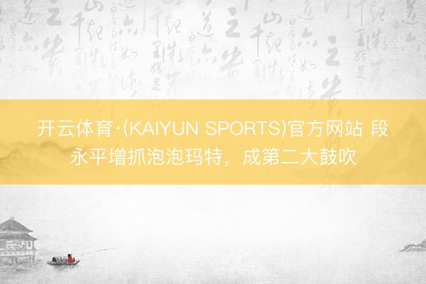 开云体育·(KAIYUN SPORTS)官方网站 段永平增抓泡泡玛特，成第二大鼓吹